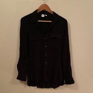 H&M Dark Button-Down Shirt